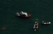Scene of helicopter crash that claimed the life of three members of the U.S. Coast Guard