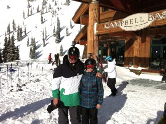 Eric and Evan at Crystal Mountain