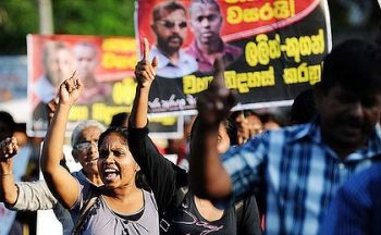 Sri Lanka cricket protest in Melbourne