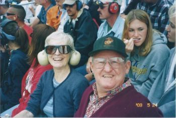 Major Herbert “Buzz” Baer and his wife Natalie